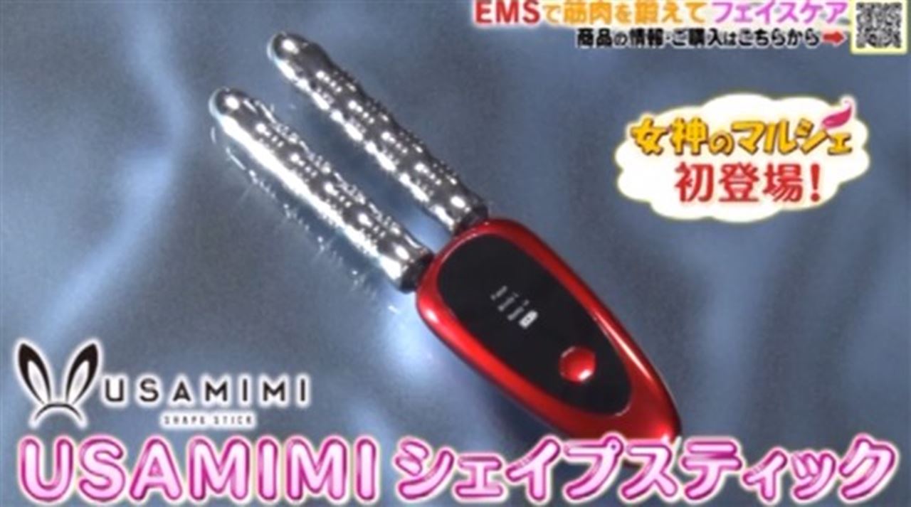 美顔マッサージ　USAMIMI SHAPE STICK