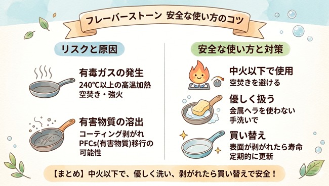 フレーバーストーンのリスクと対策