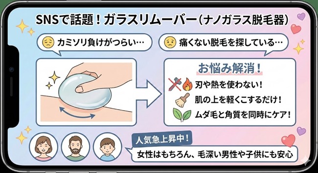 ガラスリムーバー（ナノガラス脱毛器）とは？
