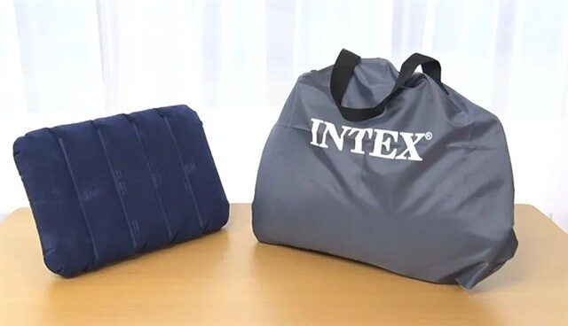 インテックス 電動ポンプ付き エアーベッド