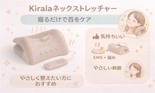 Kiralaネックストレッチャーの特徴