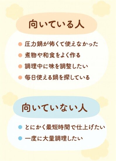マイヤー クイッカークッキングはどんな人に向いている?