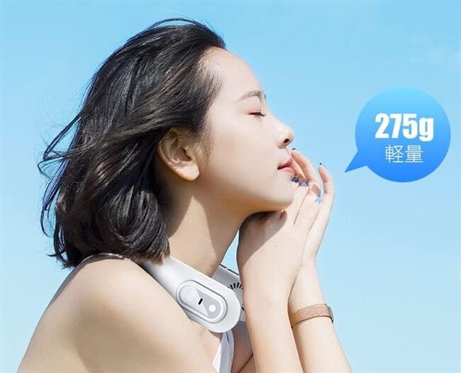 Lelilu 首掛け扇風機 ネッククーラー