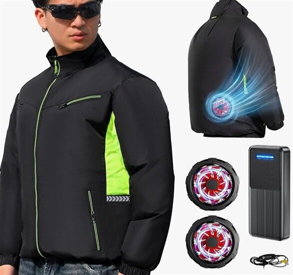 [Noraui] 【2026暴風ファン & 40800mAh大容量バッテリー】 空調作業服 バッテリーファンセット